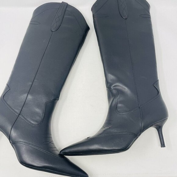 INC International Concepts Womens Size 9.5M Hayleigh Mid-Heel Cowboy Boots $129 - Picture 2 of 6